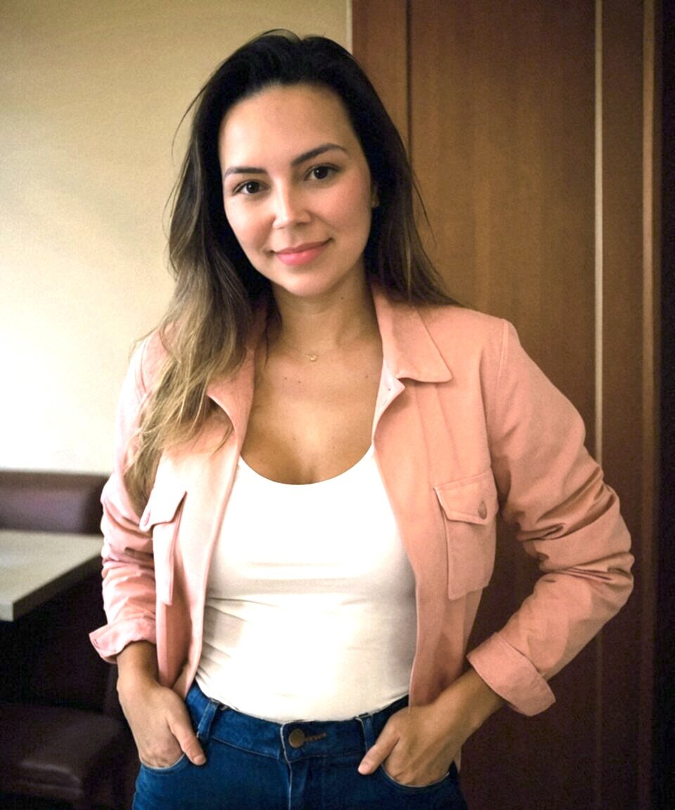 Brunette Housewife Addicted to Showing her Huge Boobjob #uvTo50xb