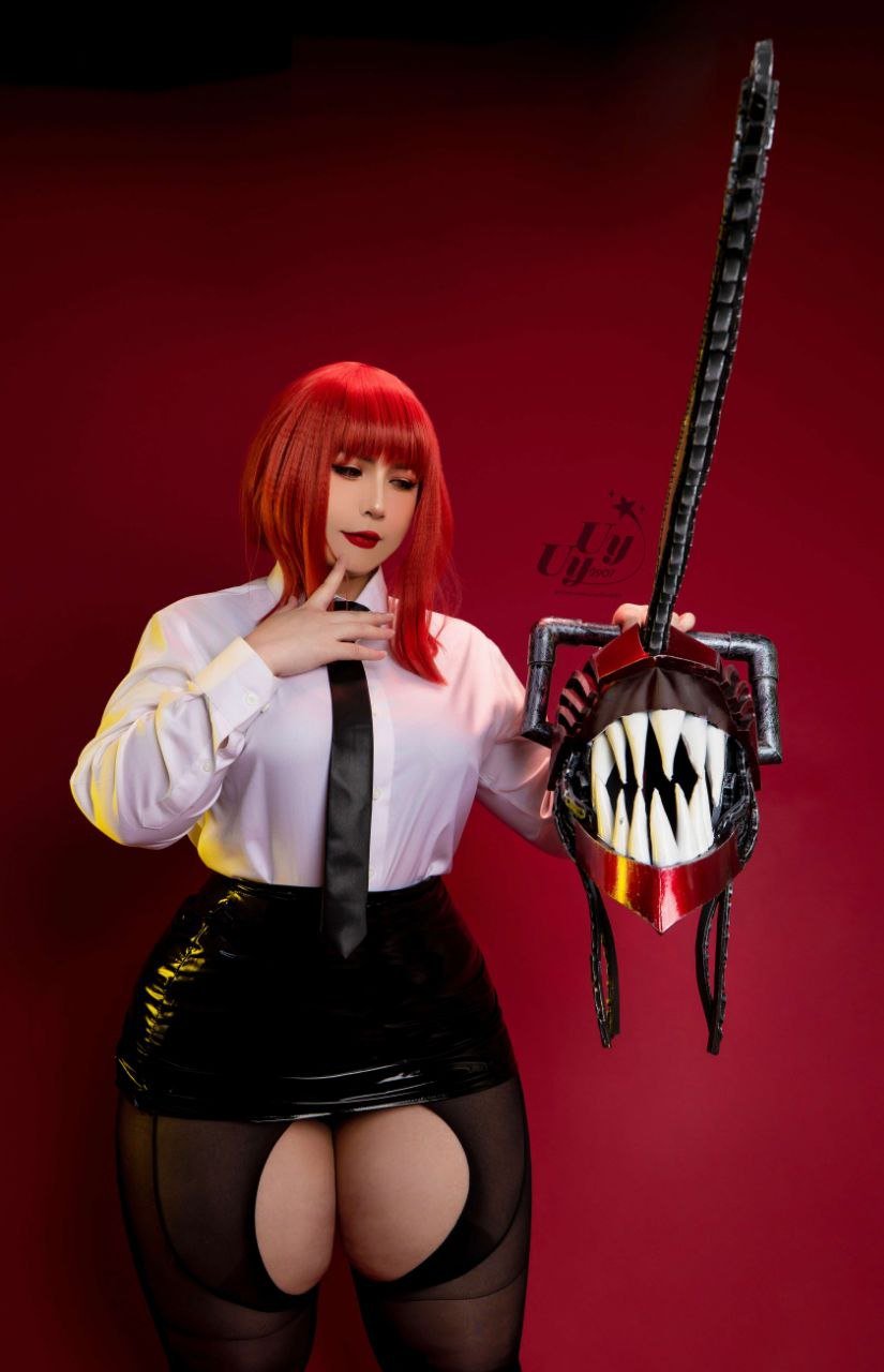 Cosplayer culona PT13 Makima #oE6f0mit