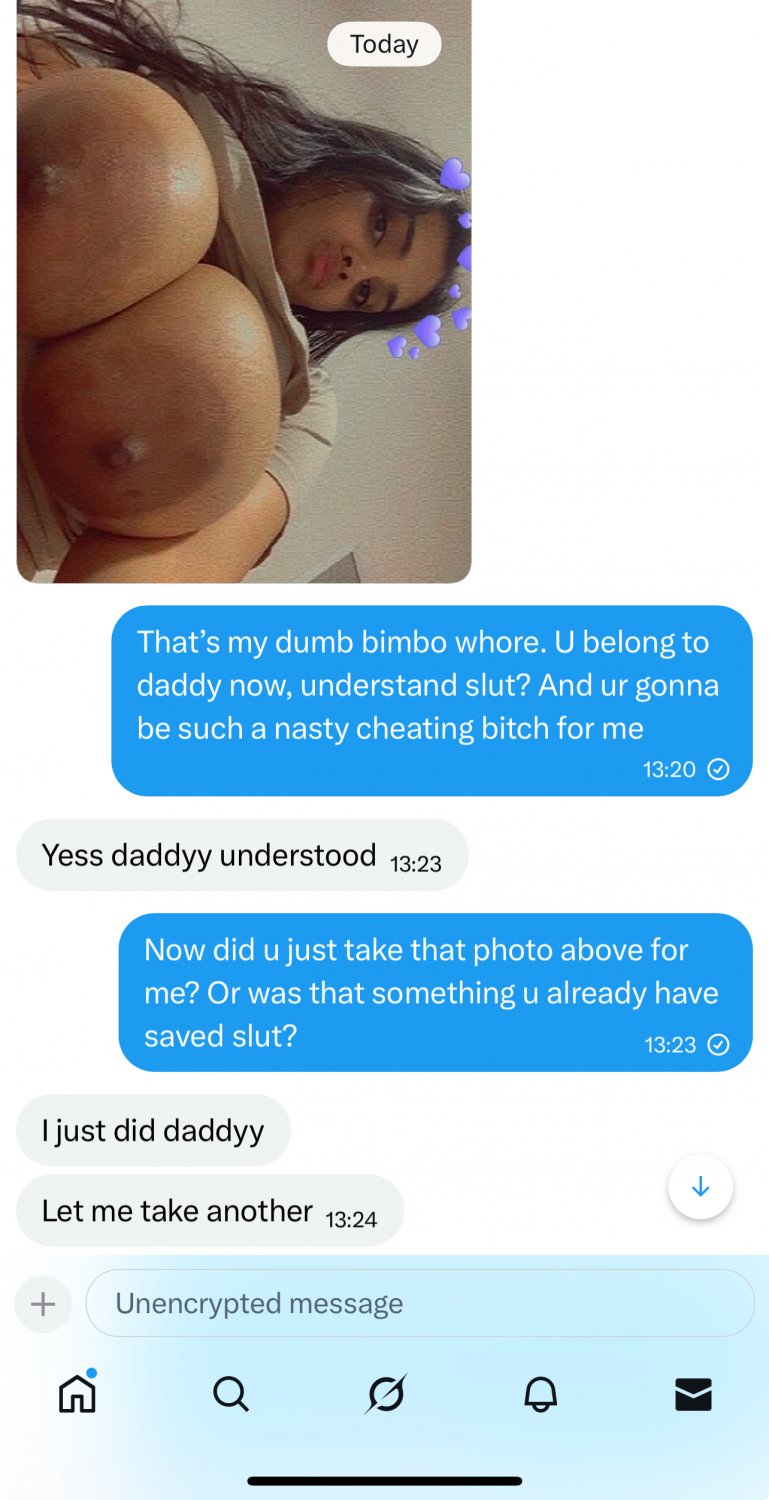 BIG TITS Indian CHEATING WHORE couldn’t wait to become an EXPOSED Webslut by me 🇮🇳😈 #Q8SCJEKO